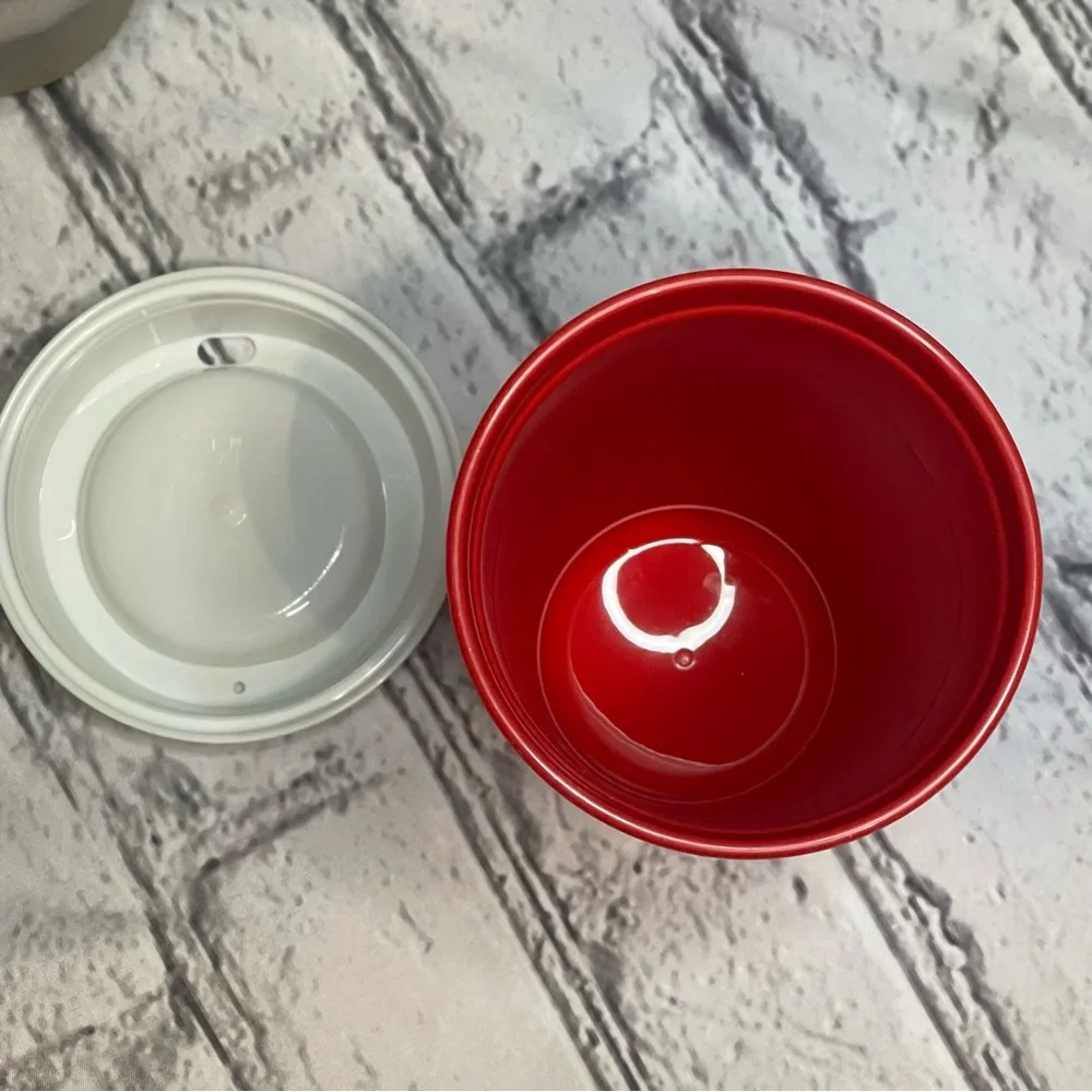 Starbucks limited-edition reusable red holiday cup